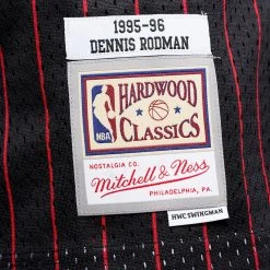 Mitchell & Ness NBA Dennis Rodman Chicago Bulls Alternate 1995-96 HWC Swingman Jersey BLACK / BLACK -Lifestyle Ρούχα Εκπτώσεις mitchell ness swingman jersey 28