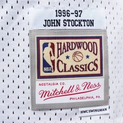 Mitchell & Ness NBA John Stockton Utah Jazz 1996-97 HWC Swingman Jersey WHITE / PURPLE -Lifestyle Ρούχα Εκπτώσεις mitchell ness swingman jersey 4