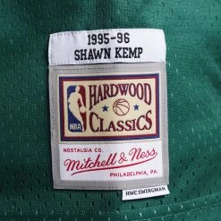 Mitchell & Ness NBA Shawn Kemp Seattle SuperSonics Road 1995-96 HWC Swingman Jersey DARK GREEN -Lifestyle Ρούχα Εκπτώσεις mitchell ness swingman jersey 40
