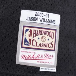 Mitchell & Ness NBA Jason Williams Sacramento Kings Road 2000-01 HWC Swingman Jersey BLACK / BLACK -Lifestyle Ρούχα Εκπτώσεις mitchell ness swingman jersey 44