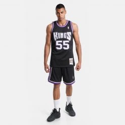 Mitchell & Ness NBA Jason Williams Sacramento Kings Road 2000-01 HWC Swingman Jersey BLACK / BLACK -Lifestyle Ρούχα Εκπτώσεις mitchell ness swingman jersey 45