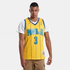 Mitchell & Ness NBA Chris Paul New Orleans Hornets 2010-11 HWC Swingman Jersey YELLOW