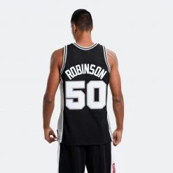 Mitchell & Ness NBA David Robinson San Antonio Spurs 1998-99 HWC Swingman Jersey BLACK / BLACK -Lifestyle Ρούχα Εκπτώσεις mitchell ness swingman jersey 6