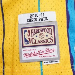 Mitchell & Ness NBA Chris Paul New Orleans Hornets 2010-11 HWC Swingman Jersey YELLOW -Lifestyle Ρούχα Εκπτώσεις mitchell ness swingman jersey 60