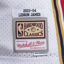 Mitchell & Ness NBA LeBron James Cleveland Cavaliers 2003-04 HWC Swingman Jersey White / White -Lifestyle Ρούχα Εκπτώσεις mitchell ness swingman jersey 64
