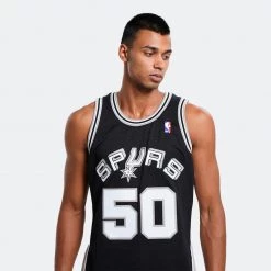 Mitchell & Ness NBA David Robinson San Antonio Spurs 1998-99 HWC Swingman Jersey BLACK / BLACK -Lifestyle Ρούχα Εκπτώσεις mitchell ness swingman jersey 7