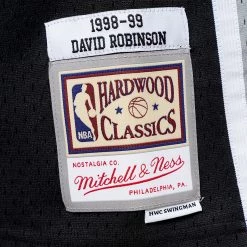 Mitchell & Ness NBA David Robinson San Antonio Spurs 1998-99 HWC Swingman Jersey BLACK / BLACK -Lifestyle Ρούχα Εκπτώσεις mitchell ness swingman jersey 9