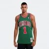 Mitchell & Ness Swingman Jersey Ανδρική Αμάνικη Μπλούζα Chicago Bulls BUCKS GREEN -Lifestyle Ρούχα Εκπτώσεις mitchell ness swingman jersey chicago bulls
