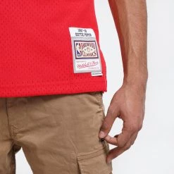 Mitchell & Ness ΝΒΑ Scottie Pippen Chicago Bulls Alternate 1997-98 Swingman Men's Jersey SCARLET -Lifestyle Ρούχα Εκπτώσεις mitchell ness swingman jersey chicago bulls sc 3