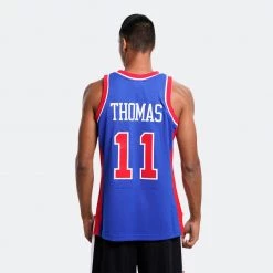 Mitchell & Ness Swingman Isiah Thomas Detroit Pistons 1988-1989 Ανδρική Φανέλα ROYAL -Lifestyle Ρούχα Εκπτώσεις mitchell ness swingman jersey detroit pistons is 1