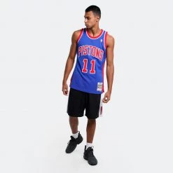 Mitchell & Ness Swingman Isiah Thomas Detroit Pistons 1988-1989 Ανδρική Φανέλα ROYAL -Lifestyle Ρούχα Εκπτώσεις mitchell ness swingman jersey detroit pistons is 3