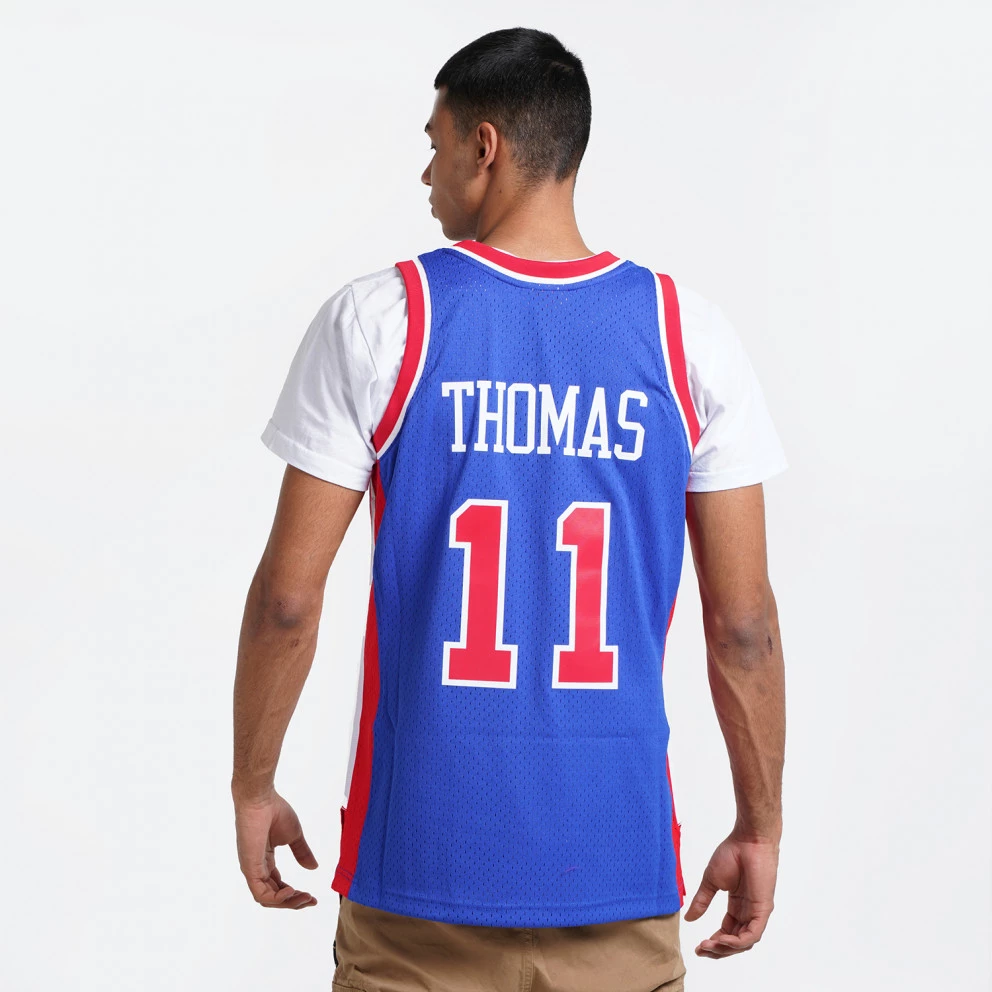 Mitchell & Ness Isaiah Thomas Detroit Pistons Swingman Men's Jersey Royal 4 Mitchell & Ness Isaiah Thomas Detroit Pistons Swingman Men's Jersey Royal - Image 2