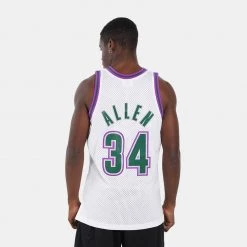 Mitchell & Ness NBA Ray Allen Milwaukee Bucks 1996-97 Jesrey White 10 Mitchell & Ness NBA Ray Allen Milwaukee Bucks 1996-97 Jesrey White -Lifestyle Ρούχα Εκπτώσεις mitchell ness swingman jersey milwaukee bucks ra 1