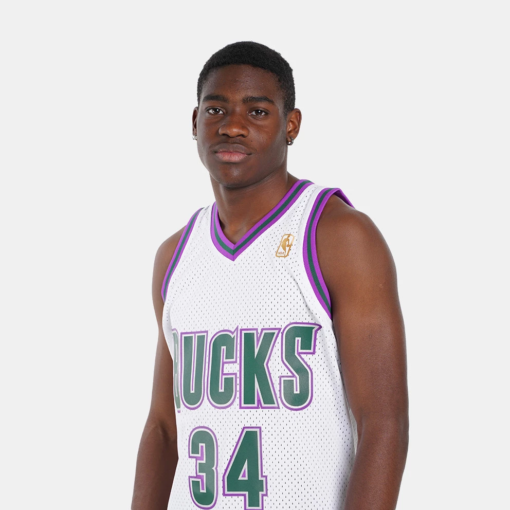 Mitchell & Ness NBA Ray Allen Milwaukee Bucks 1996-97 Jesrey White 7 Mitchell & Ness NBA Ray Allen Milwaukee Bucks 1996-97 Jesrey White - Image 5