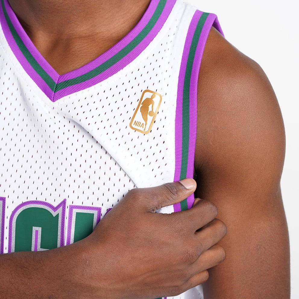 Mitchell & Ness NBA Ray Allen Milwaukee Bucks 1996-97 Jesrey White 9 Mitchell & Ness NBA Ray Allen Milwaukee Bucks 1996-97 Jesrey White - Image 7