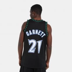 Mitchell & Ness ΝΒΑ Kevin Garnett Minnesota Timberwolves Alternate 1997-98 Ανδρικό Jersey BLACK 10 Mitchell & Ness ΝΒΑ Kevin Garnett Minnesota Timberwolves Alternate 1997-98 Ανδρικό Jersey BLACK -Lifestyle Ρούχα Εκπτώσεις mitchell ness swingman jersey minnesota timberwo 1