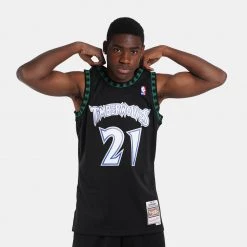Mitchell & Ness ΝΒΑ Kevin Garnett Minnesota Timberwolves Alternate 1997-98 Ανδρικό Jersey BLACK 12 Mitchell & Ness ΝΒΑ Kevin Garnett Minnesota Timberwolves Alternate 1997-98 Ανδρικό Jersey BLACK -Lifestyle Ρούχα Εκπτώσεις mitchell ness swingman jersey minnesota timberwo 3