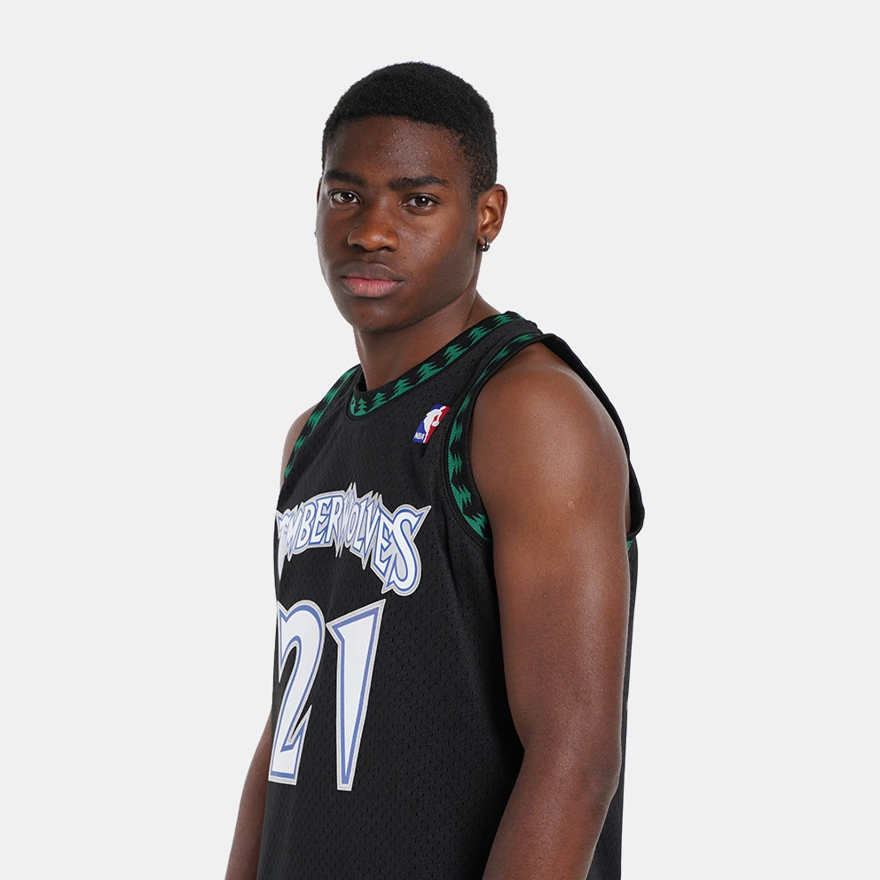 Mitchell & Ness ΝΒΑ Kevin Garnett Minnesota Timberwolves Alternate 1997-98 Ανδρικό Jersey BLACK 7 Mitchell & Ness ΝΒΑ Kevin Garnett Minnesota Timberwolves Alternate 1997-98 Ανδρικό Jersey BLACK - Image 5