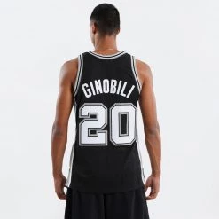 Mitchell & Ness NBA Manu Ginóbili San Antonio Spurs 2002-03 Swingman BLACK -Lifestyle Ρούχα Εκπτώσεις mitchell ness swingman jersey san antonio spurs 13