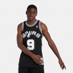 Mitchell & Ness NBA Tony Parker San Antonio Spurs 2001-02 Jersey BLACK -Lifestyle Ρούχα Εκπτώσεις mitchell ness swingman jersey san antonio spurs 2