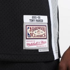 Mitchell & Ness NBA Tony Parker San Antonio Spurs 2001-02 Jersey BLACK -Lifestyle Ρούχα Εκπτώσεις mitchell ness swingman jersey san antonio spurs 4