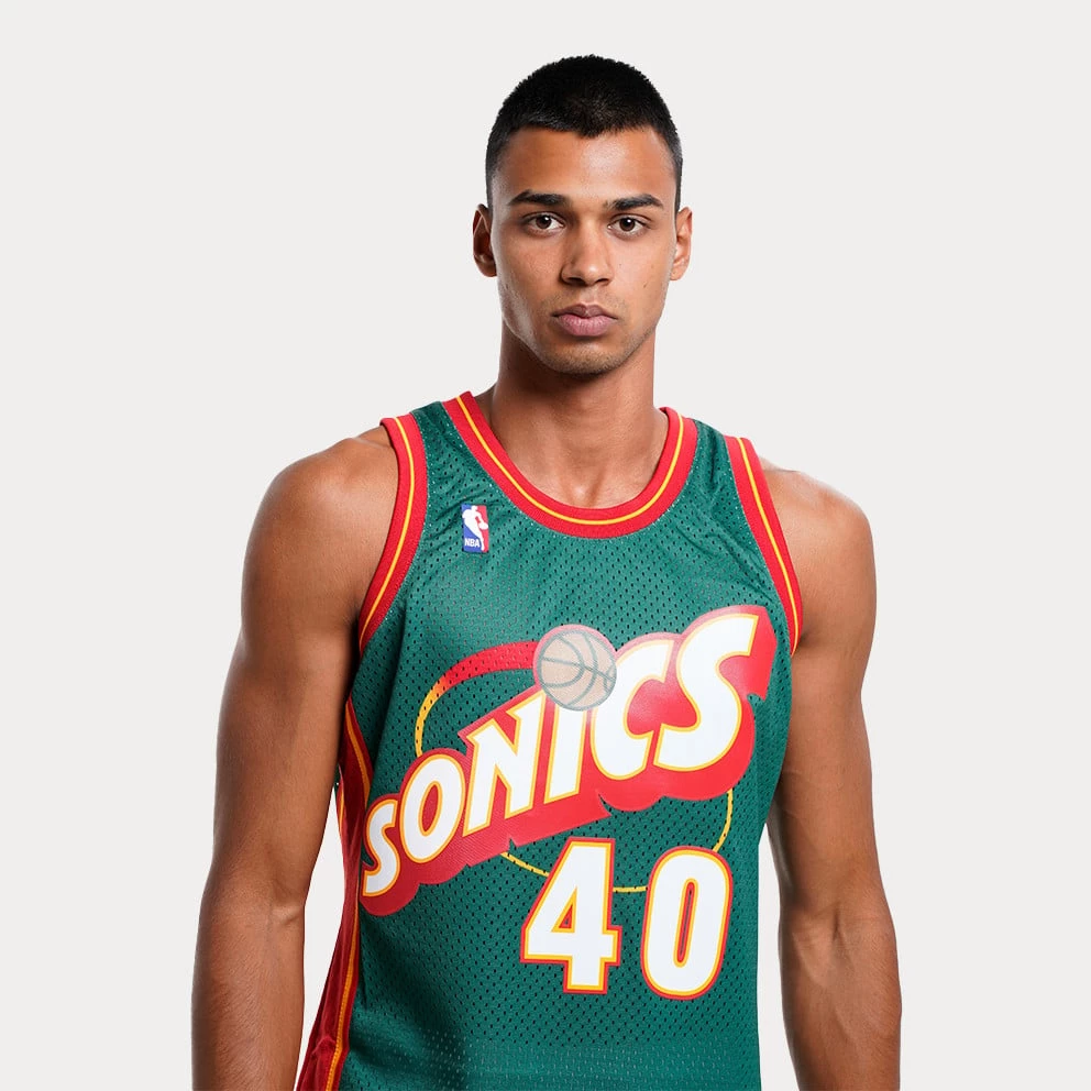 Mitchell & Ness Swingman Jersey Ανδρική Αμάνικη Μπλούζα Sonics DARK GREEN 5 Mitchell & Ness Swingman Jersey Ανδρική Αμάνικη Μπλούζα Sonics DARK GREEN - Image 3