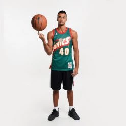 Mitchell & Ness Swingman Jersey Ανδρική Αμάνικη Μπλούζα Sonics DARK GREEN 9 Mitchell & Ness Swingman Jersey Ανδρική Αμάνικη Μπλούζα Sonics DARK GREEN -Lifestyle Ρούχα Εκπτώσεις mitchell ness swingman jersey seattle supersoni 3