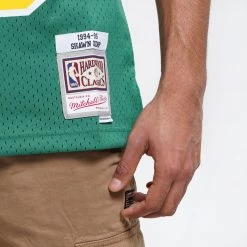 Mitchell & Ness Seattle SuperSonics Shawn Kemp 1994-95 Jersey GREEN -Lifestyle Ρούχα Εκπτώσεις mitchell ness swingman jersey shawn kemp 40 s 2