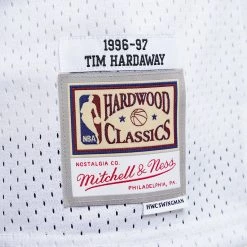 Mitchell & Ness Swingman Tim Hardaway Miami Heat 1996-1997 Ανδρική Φανέλα WHITE -Lifestyle Ρούχα Εκπτώσεις mitchell ness swingman jersey tim hardaway mi 4