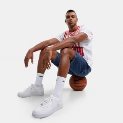 Mitchell & Ness Swingman Tim Hardaway Miami Heat 1996-1997 Ανδρική Φανέλα WHITE -Lifestyle Ρούχα Εκπτώσεις mitchell ness swingman jersey tim hardaway mi 5