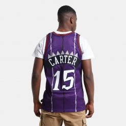 Mitchell & Ness NBA Toronto Raptors Vince Carter Men's Jersey PURPLE -Lifestyle Ρούχα Εκπτώσεις mitchell ness swingman jersey toronto raptors 1 1