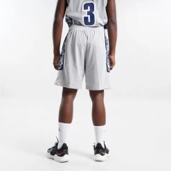 Mitchell & Ness Allen Iverson Georgetown University 1995 Swingman Shorts CHROME -Lifestyle Ρούχα Εκπτώσεις mitchell ness swingman shorts allen iversonge 3