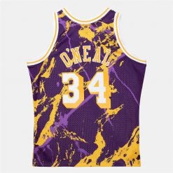 Mitchell & Ness Team Marble Shaquille O'Neal Los Angeles Lakers Swingman Men's Jersey Pattern / Purple 7 Mitchell & Ness Team Marble Shaquille O'Neal Los Angeles Lakers Swingman Men's Jersey Pattern / Purple -Lifestyle Ρούχα Εκπτώσεις mitchell ness team marble swingman jersey los a 1