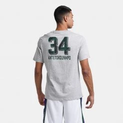 NBA By The Numbers Antetokounmpo Giannis Milwaukee Bucks Ανδρικό T-Shirt MULTI -Lifestyle Ρούχα Εκπτώσεις nba branded by the numbers ss teeantetokounmpo gi 1