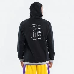 NBA MVP Lebron James Los Angeles Lakers Ανδρική Μπλούζα με Κουκούλα Multi -Lifestyle Ρούχα Εκπτώσεις nba branded mvp pull over ls hoodielebron james 1