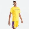 NBA MVP Lebron James Los Angeles Lakers Ανδρικό T-Shirt BRIGHT YELLOW -Lifestyle Ρούχα Εκπτώσεις nba branded nn ss teelebron james