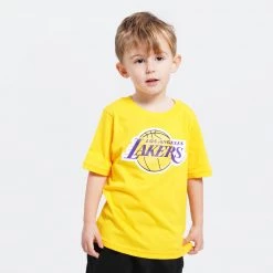 NBA Primary Logo Los Angeles Lakers Βρεφικό T-shirt BRIGHT YELLOW