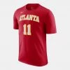 Nike NBA Atlanta Hawks Trae Young Ανδρικό T-Shirt UNIVERSITY RED/YOUNG TRAE -Lifestyle Ρούχα Εκπτώσεις nike atl m nk es nn ss tee