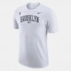 Nike NBA Brooklyn Nets Courtside Max90 Ανδρικό T-shirt WHITE -Lifestyle Ρούχα Εκπτώσεις nike bkn m nk cts max90 2 tee