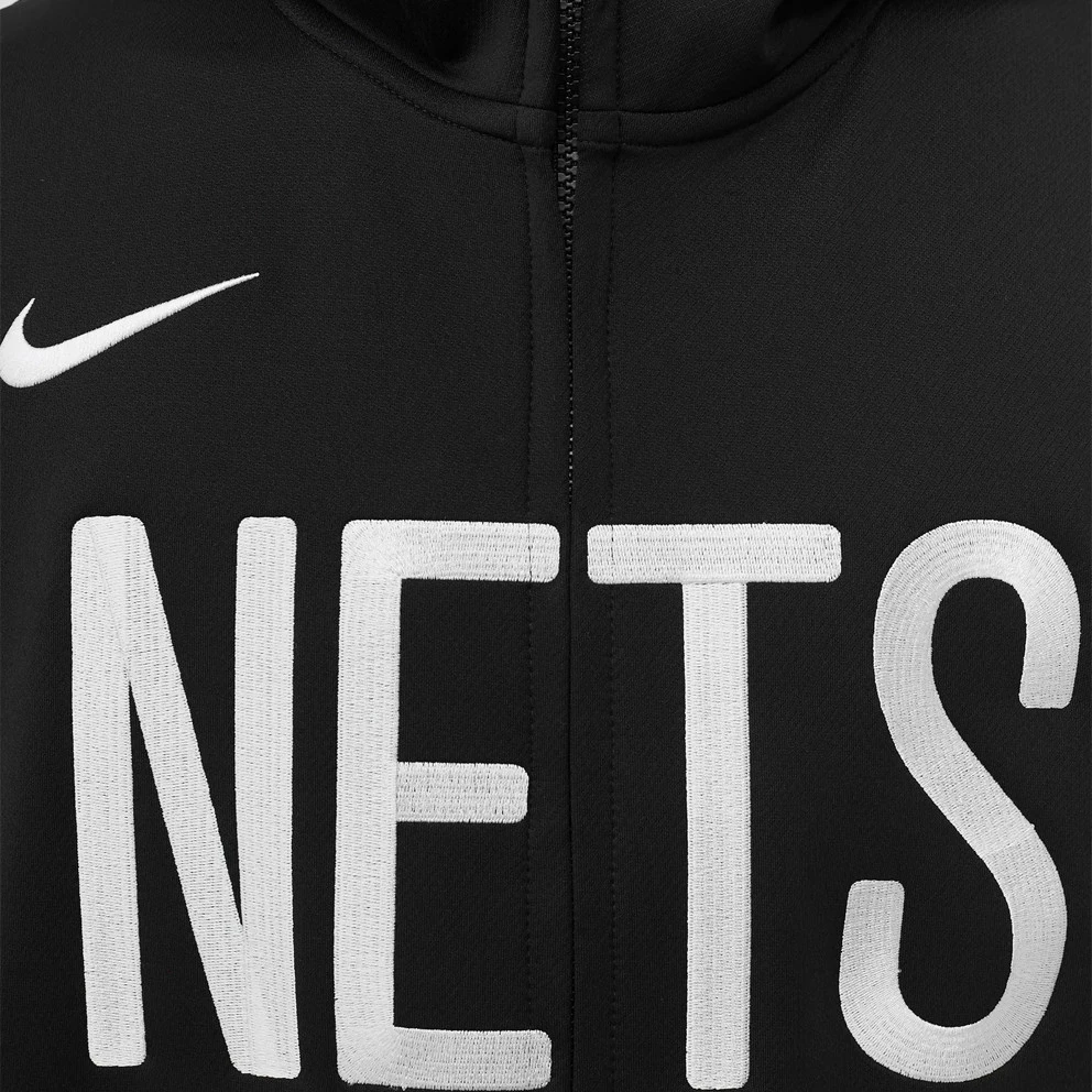 Nike Brooklyn Nets Showtime Ανδρική Ζακέτα BLACK/DARK STEEL GREY/BLACK/WHITE 4 Nike Brooklyn Nets Showtime Ανδρική Ζακέτα BLACK/DARK STEEL GREY/BLACK/WHITE - Image 2