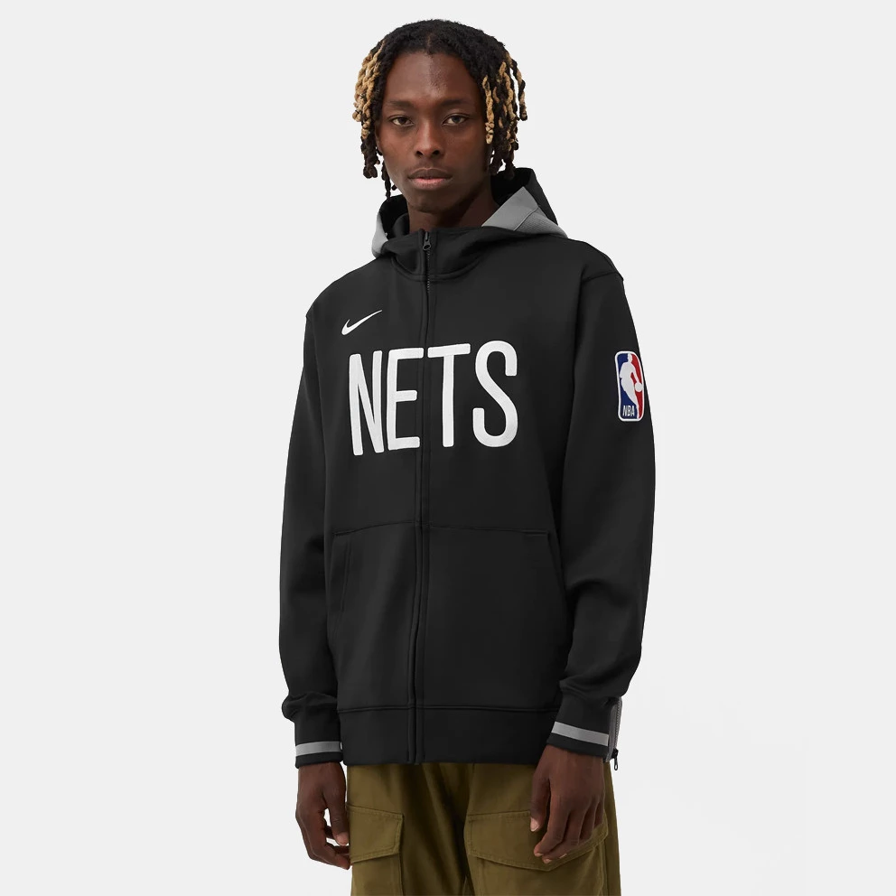 Nike Brooklyn Nets Showtime Ανδρική Ζακέτα BLACK/DARK STEEL GREY/BLACK/WHITE 3 Nike Brooklyn Nets Showtime Ανδρική Ζακέτα BLACK/DARK STEEL GREY/BLACK/WHITE