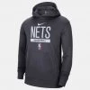 Nike Dri-FIT NBA Brooklyn Nets Spotlight Ανδρική Μπλούζα με Κουκούλα ANTHRACITE -Lifestyle Ρούχα Εκπτώσεις nike bkn m nk df spotlight po hd