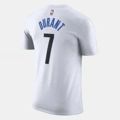 Nike NBA Brooklyn Nets Kevin Durant Ανδρικό T-Shirt WHITE/DURANT KEVIN -Lifestyle Ρούχα Εκπτώσεις nike bkn m nk es ce nn tee 1