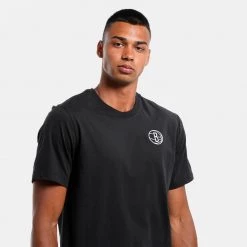 Nike NBA Brooklyn Nets Essential Ανδρικό T-Shirt Black -Lifestyle Ρούχα Εκπτώσεις nike bkn m nk es core lgo ss tee 2