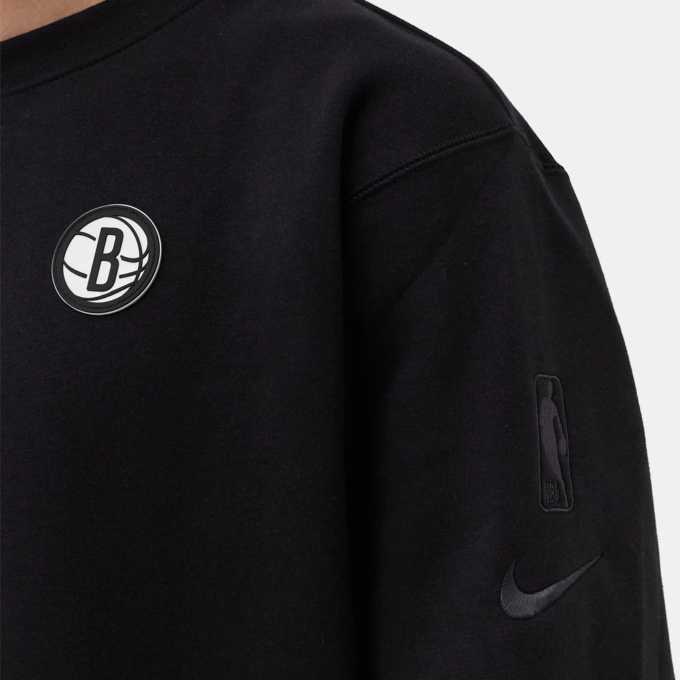 Nike Bkn NBA Brooklyn Nets Aνδρική Μπλούζα Φούτερ Black 4 Nike Bkn NBA Brooklyn Nets Aνδρική Μπλούζα Φούτερ Black - Image 2