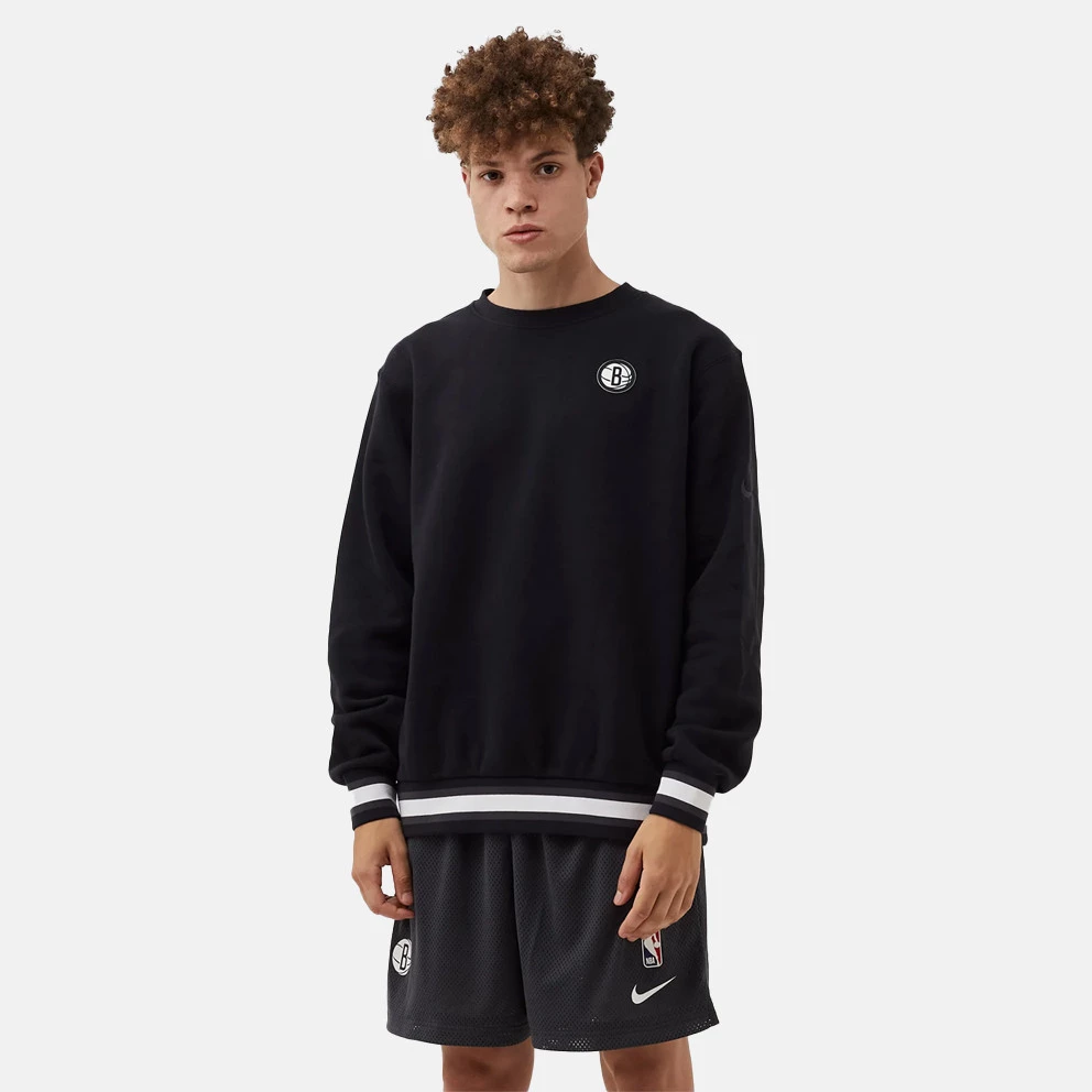 Nike Bkn NBA Brooklyn Nets Aνδρική Μπλούζα Φούτερ Black 3 Nike Bkn NBA Brooklyn Nets Aνδρική Μπλούζα Φούτερ Black