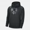 Nike NBA Brooklyn Nets Fleece Ανδρική Μπλούζα με Κουκούλα BLACK