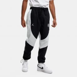 Jordan Brookly Nets Courtside Statement Edition Ανδρικό Παντελόνι Φόρμας BLACK/PURE PLATINUM