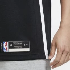 Nike NBA Kevin Durant Brooklyn Nets Icon Edition Men's Jersey BLACK/DURANT KEVIN -Lifestyle Ρούχα Εκπτώσεις nike bkn m nk swgmn jsy icon 20 9