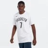 Nike NBA Kevin Durant Brooklyn Nets Ανδρικό T-Shirt WHITE/DURANT KEVIN -Lifestyle Ρούχα Εκπτώσεις nike bkn m nk tee es nn